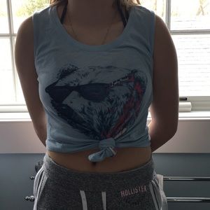 Blue California Tank Top